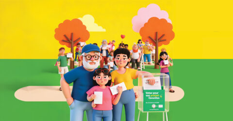 illustration extrait de l'affiche du budget participatif 2026