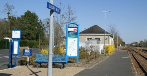 Quai de la gare de Ballan-Miré