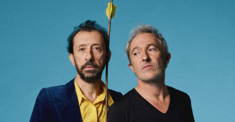 Portrait des deux chanteurs du groupe Les Innocents.
