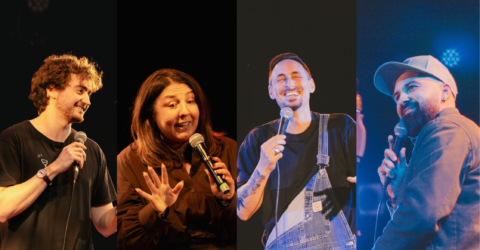 Flowny, Caroline Seba, Tommy Bourbi et Jo Brami : 4 artistes de stand up.